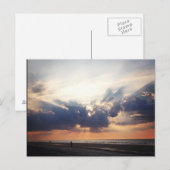 Carte Postale Lever du soleil sur Folly Beach (Devant / Derrière)