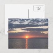 Carte Postale Lever du soleil sur le lac (Devant / Derrière)