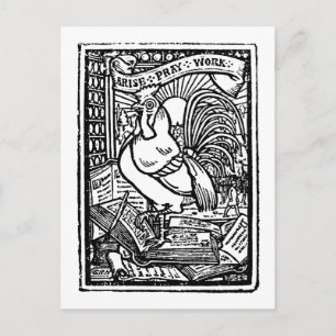 Carte Postale Levez le travail de prières