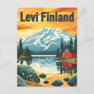 Carte Postale Levi Finlande