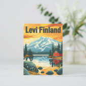 Carte Postale Levi Finlande (Debout devant)
