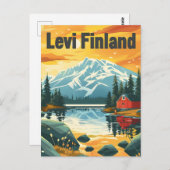Carte Postale Levi Finlande (Devant / Derrière)