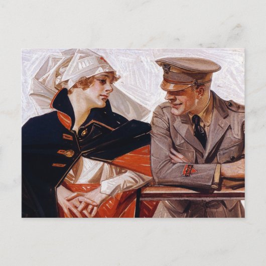 Carte Postale Leviathan, 1918 par Joseph Christian Leyendecker (Devant)