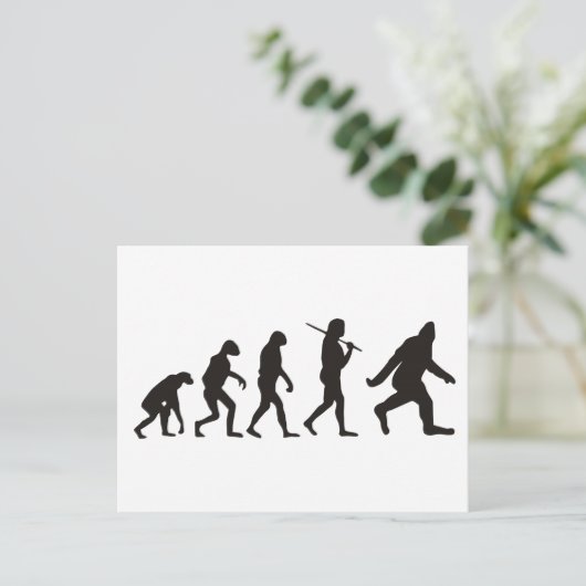Carte Postale L'Évolution De Bigfoot (Debout devant)