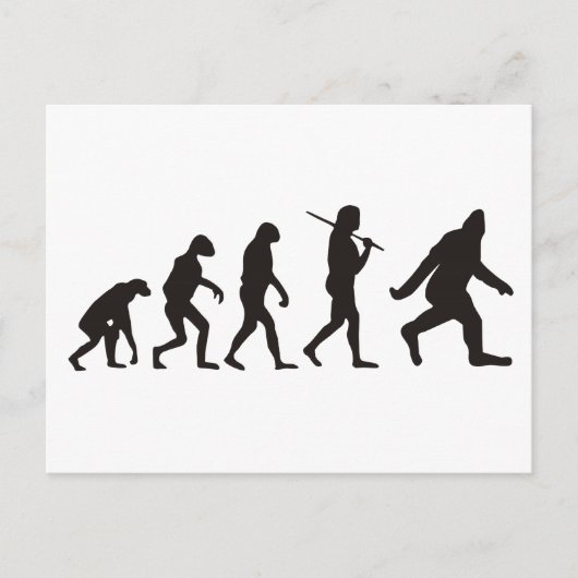 Carte Postale L'Évolution De Bigfoot (Devant)