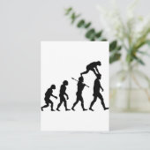 Carte Postale L'évolution de l'homme (Debout devant)