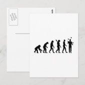 Carte Postale L'évolution est en train de jubiler (Devant / Derrière)