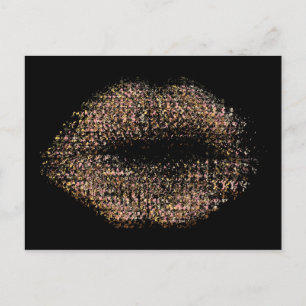 Carte Postale Lèvres d'art Abstrait modernes #18