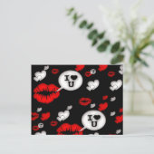 Carte Postale Lèvres et amour (Debout devant)