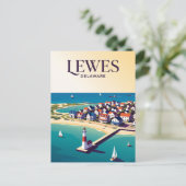 Carte Postale Lewes États-Unis (Debout devant)