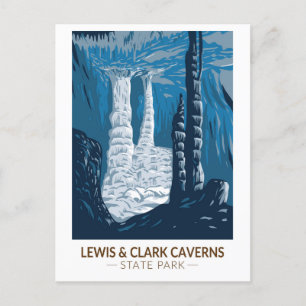 Carte Postale Lewis et Clark Caverns State Park Montana Vintage