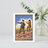 Carte Postale Lewis et Clark Explorer l'Ouest (Debout devant)