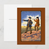 Carte Postale Lewis et Clark Explorer l'Ouest (Devant / Derrière)