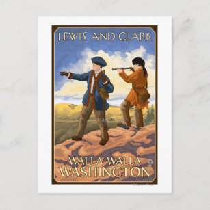 Carte Postale Lewis et Clark - Walla Walla, Washington