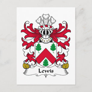 Carte Postale Lewis Family Crest