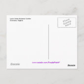 Carte postale Lewis Ginter Botanical Garden (Dos)