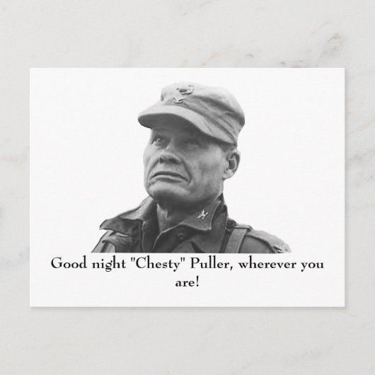 Carte Postale Lewis Puller "Chesty" (Devant)