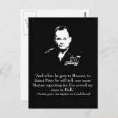 Carte Postale Lewis Puller "Chesty" (Devant / Derrière)