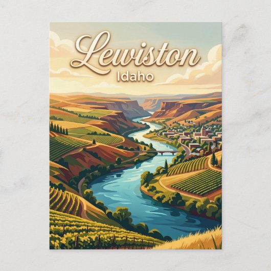 Carte Postale Lewiston Idaho (Devant)