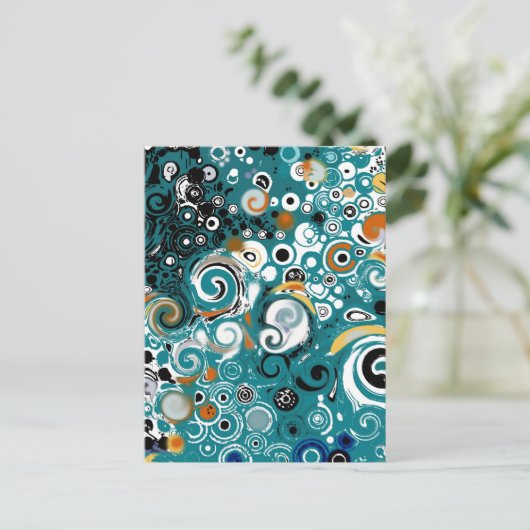 CARTE POSTALE LEXA - ABSTRAIT (Debout devant)