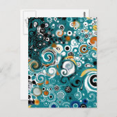 CARTE POSTALE LEXA - ABSTRAIT (Devant / Derrière)