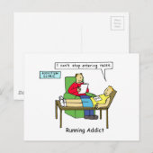 Carte Postale L'Exécution De Addict Conserve L'Entrée De Course (Devant / Derrière)