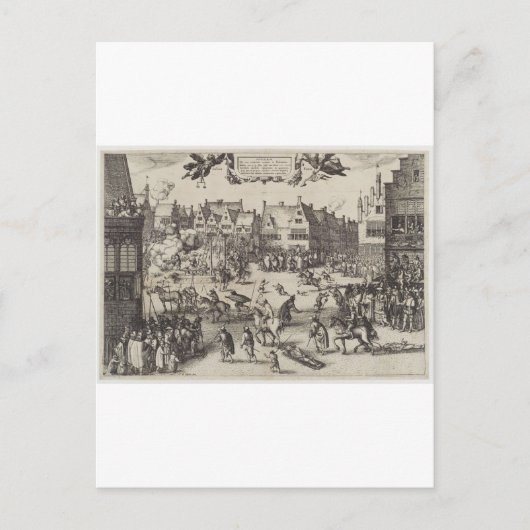 Carte Postale L'exécution de Guy Fawkes (Devant)