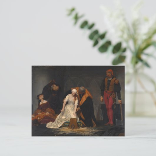 Carte Postale L'exécution de Lady Jane Grey (Debout devant)