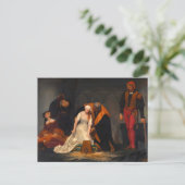 Carte Postale L'Exécution de Lady Jane Grey Paul Delaroche 1833 (Debout devant)