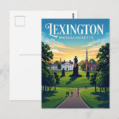 Carte Postale Lexington États-Unis (Devant / Derrière)