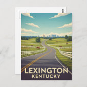Carte postale Lexington Kentucky (Devant / Derrière)