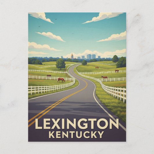 Carte postale Lexington Kentucky (Devant)