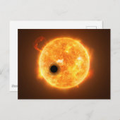 Carte Postale L'Exoplanet Wasp-107b Est Un Géant De Gaz (Devant / Derrière)