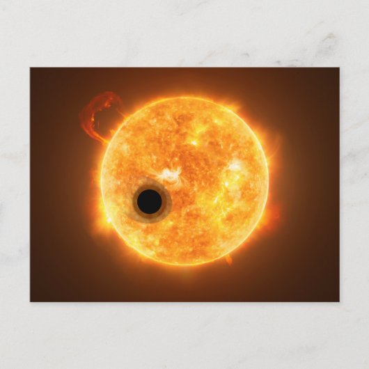 Carte Postale L'Exoplanet Wasp-107b Est Un Géant De Gaz (Devant)