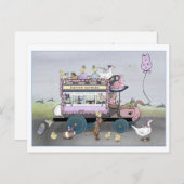 Carte Postale L'Express de Pâques (Devant / Derrière)