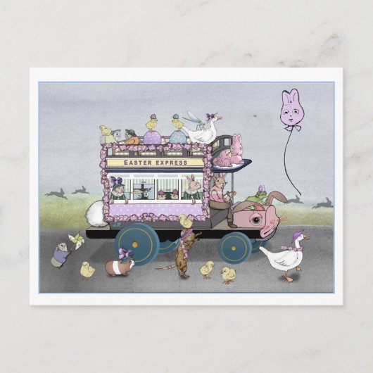 Carte Postale L'Express de Pâques (Devant)