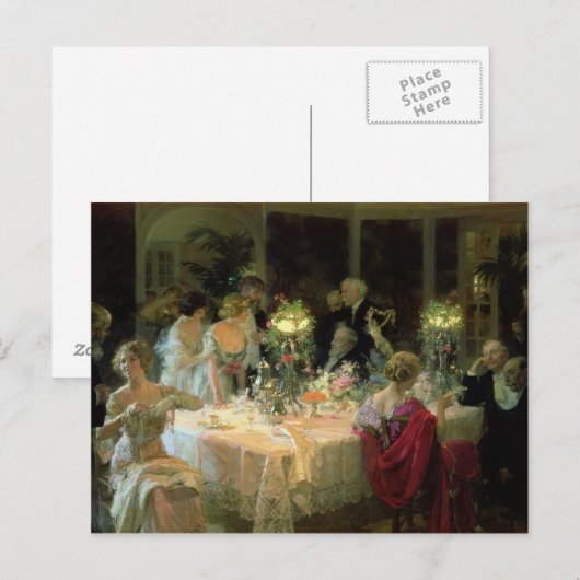 Carte Postale L'extrémité de Dinner, 1913 (Devant / Derrière)