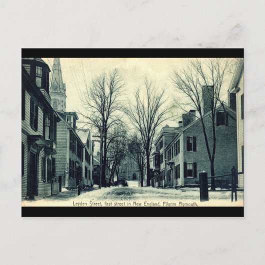 Carte Postale Leyden St Pilgrim Plymouth MA c1908 (Devant)