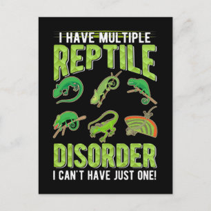 Carte Postale Lézard Gecko Reptile Drôle Amateur