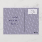 Carte Postale Lézard Tribal Mauve (Dos)