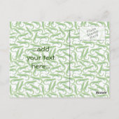 Carte Postale Lézard vert (Dos)