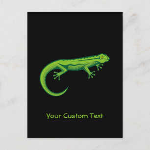 Carte Postale Lézard vert