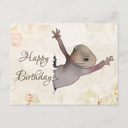 Carte Postale Lézards dans la fissure (Devant)