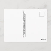 Carte postale LGBT Soft Light Pastel Gay Pride Rai (Dos)