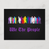 Carte postale LGBT We The People (Devant)