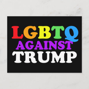 Carte Postale LGBTQ contre Trump