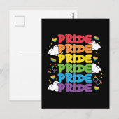 Carte Postale LGBTQ - Mois de la fierté (Devant / Derrière)