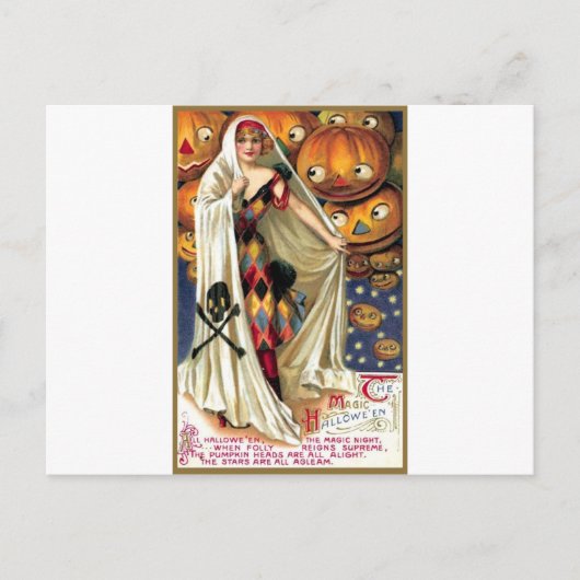 Carte Postale L'Halloween magique (Devant)