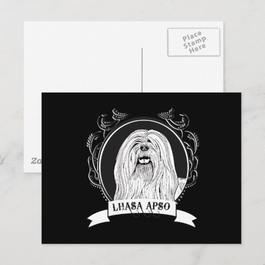 CARTE POSTALE LHASA APSO (2) (Devant / Derrière)