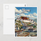 Carte Postale Lhassa Tibet (Devant / Derrière)